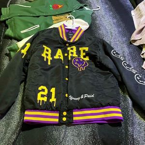 satin varsity jacket
